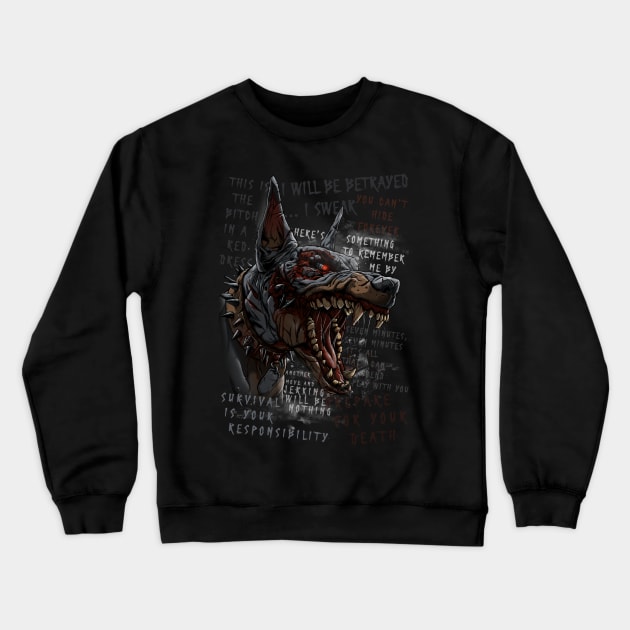 Cyber dog Crewneck Sweatshirt by Chack Loon